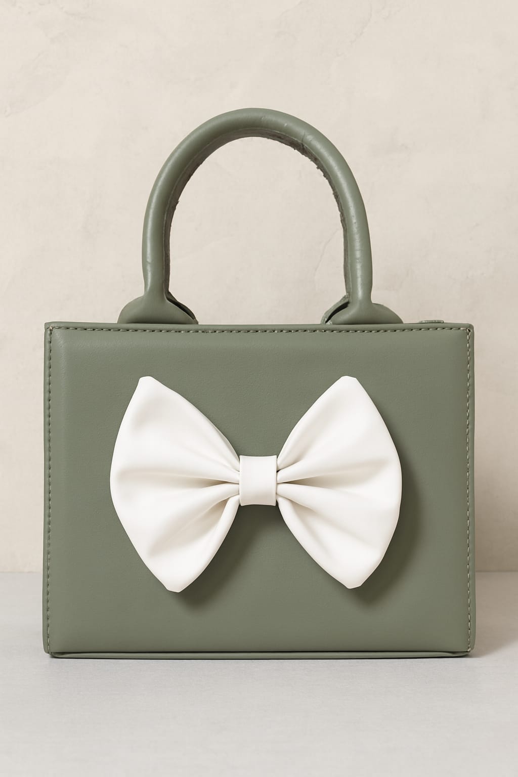 Bow Style Handbag For Girls - ZM
