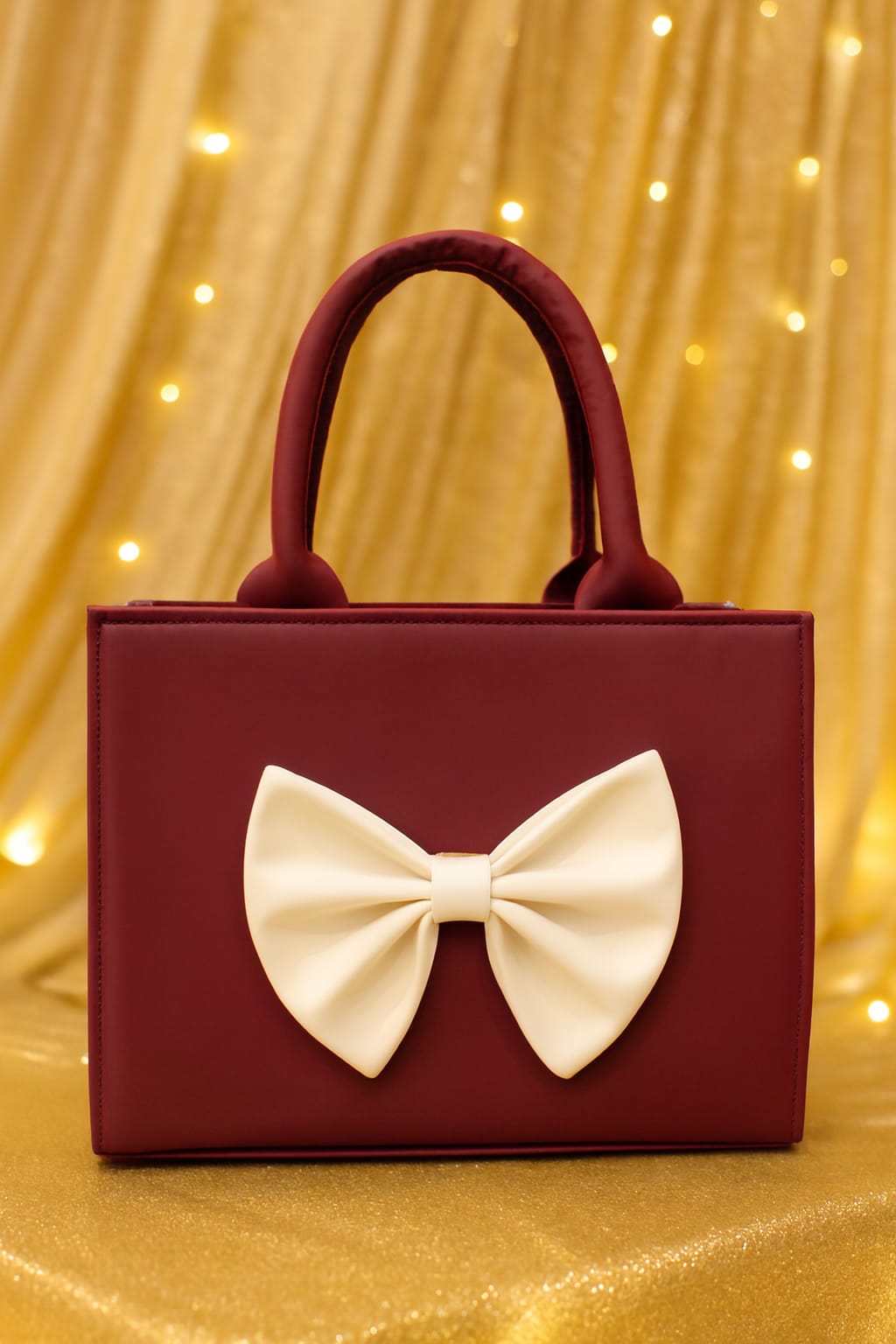Bow Style Handbag For Girls - ZM