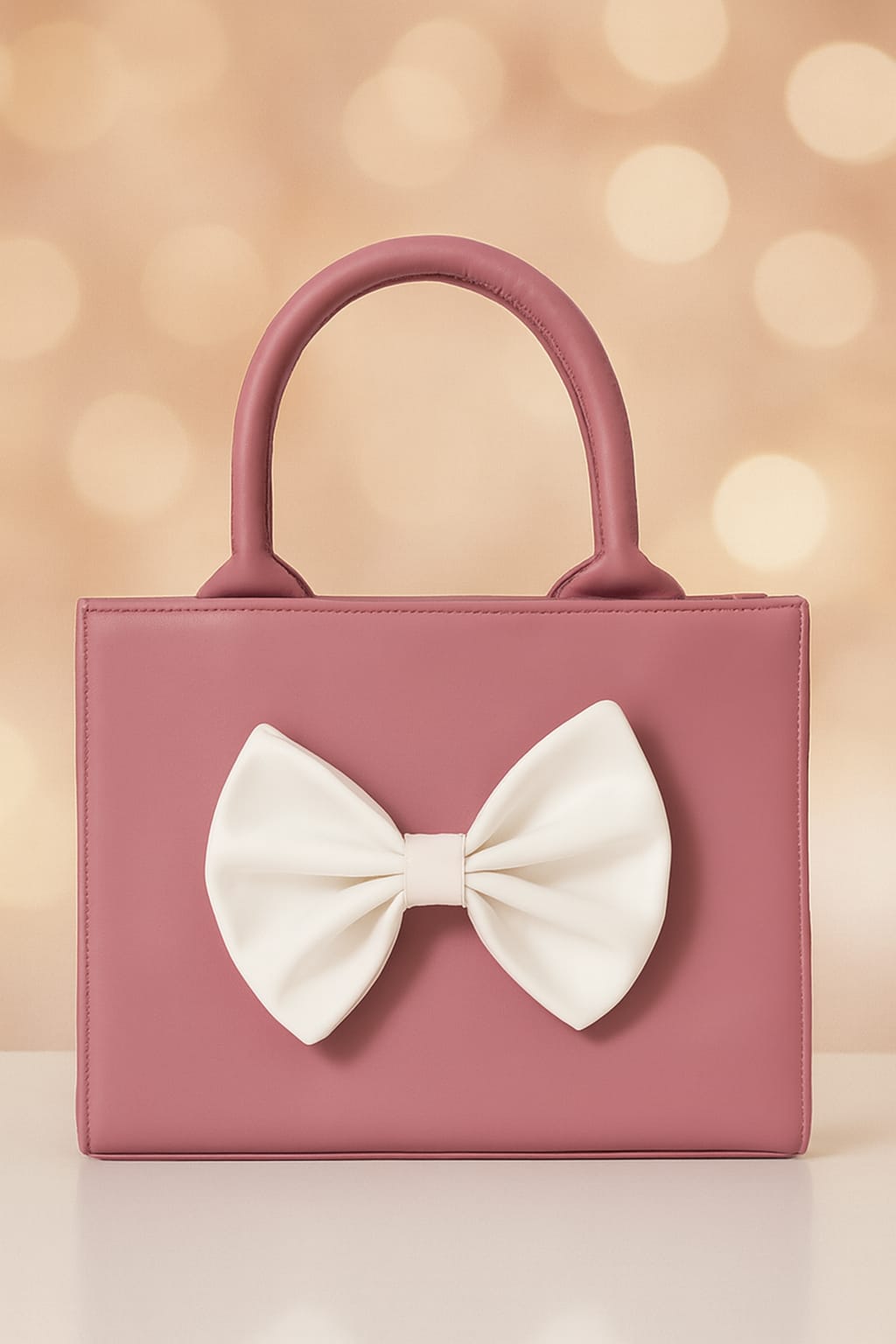 Bow Style Handbag For Girls - ZM