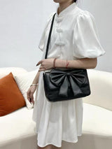 Oversized Bow Flap Crossbody Bag Color 01