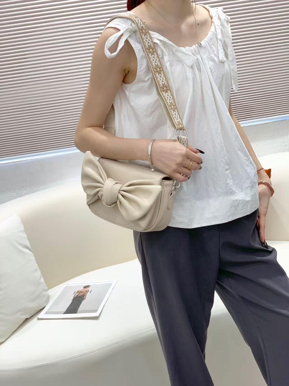 Oversized Bow Flap Crossbody Bag Color 06
