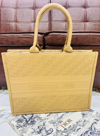 Dior Inspired Embossed Oblique Book Tote Color 01