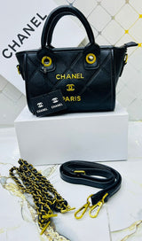 Chanel Inspired Quilted Deauville Mini Boston Bag Color 04