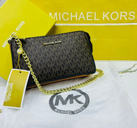 MK Inspired Signature Monogram Chain Clutch Color 03