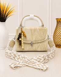 Boho Luxe Satchel Bag - Camel