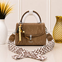 Boho Luxe Satchel Bag - Black