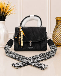Boho Luxe Satchel Bag - Brown
