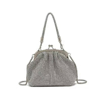 Crystal Rhinestone Evening Bag - Multicolor