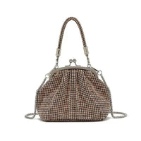 Crystal Rhinestone Evening Bag - Champagne