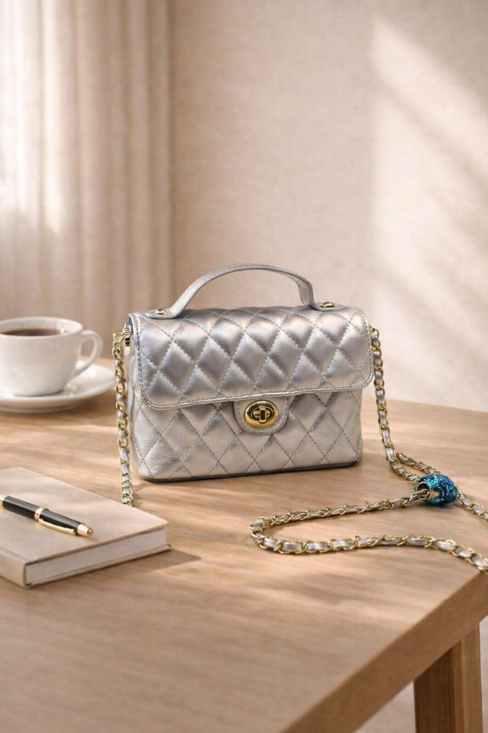 Quilted Mini Flap Bag Color 01