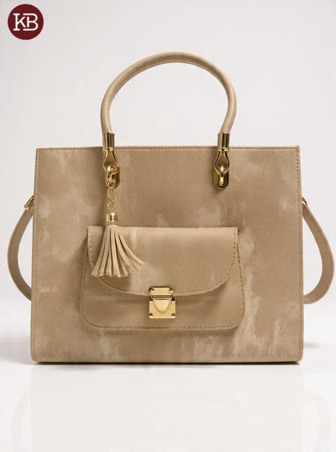 Tassel Top Handle Tote Color 04