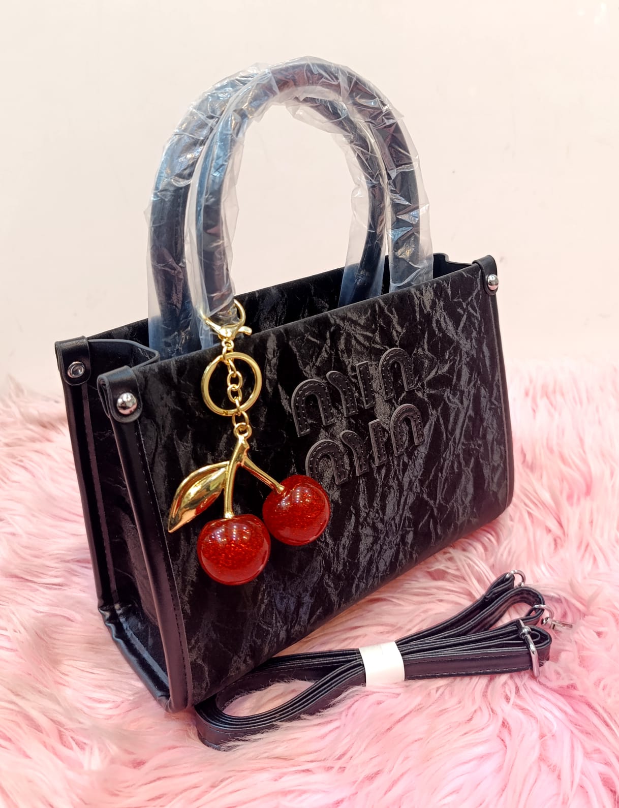 Miu Miu Inspired Crinkle Tote Bag Color 05