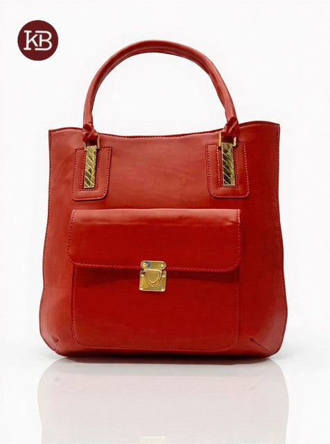Structured Push-Lock Tote Bag Color 04