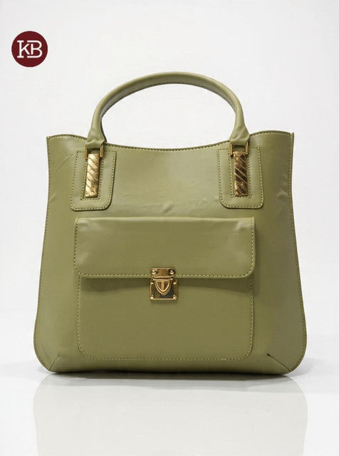 Structured Push-Lock Tote Bag Color 01