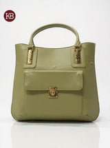Structured Push-Lock Tote Bag Color 01