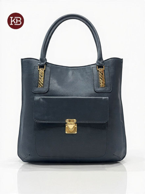 Structured Push-Lock Tote Bag Color 07