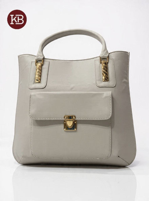 Structured Push-Lock Tote Bag Color 06
