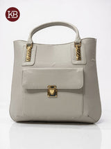 Structured Push-Lock Tote Bag Color 06