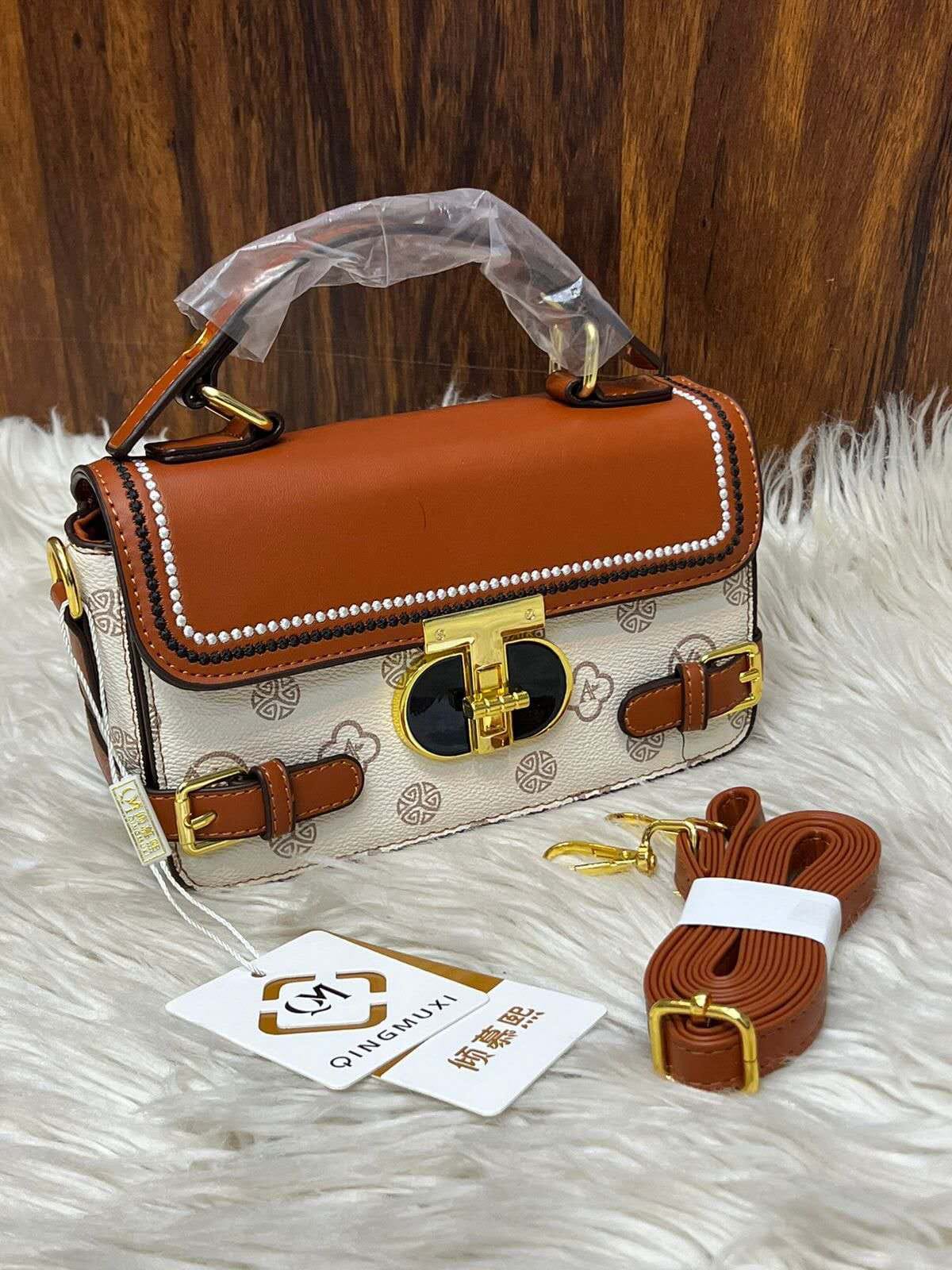 Monogram Structured Satchel Color 01