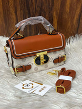 Monogram Structured Satchel Color 01