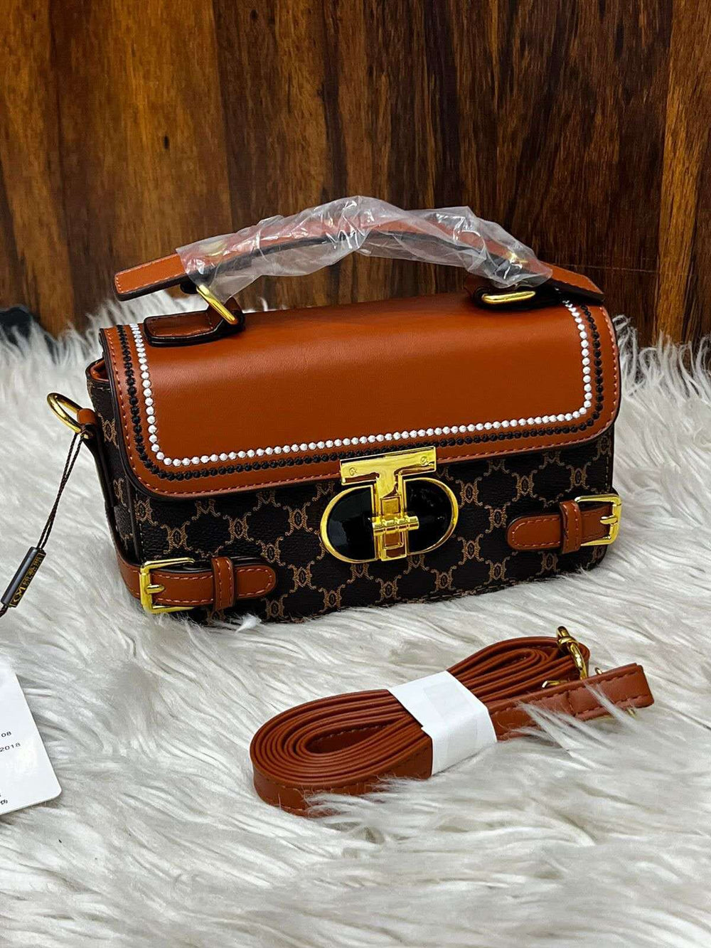 Monogram Structured Satchel Color 03