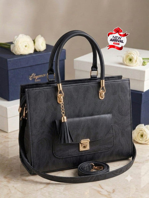 Elegance Crinkle Leather Tote Color 04