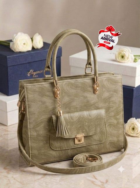 Elegance Crinkle Leather Tote Color 03