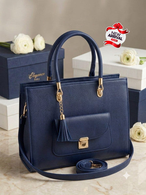Elegance Crinkle Leather Tote Color 06