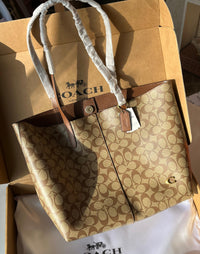Coach Signature Tall Tote Bag Color 02