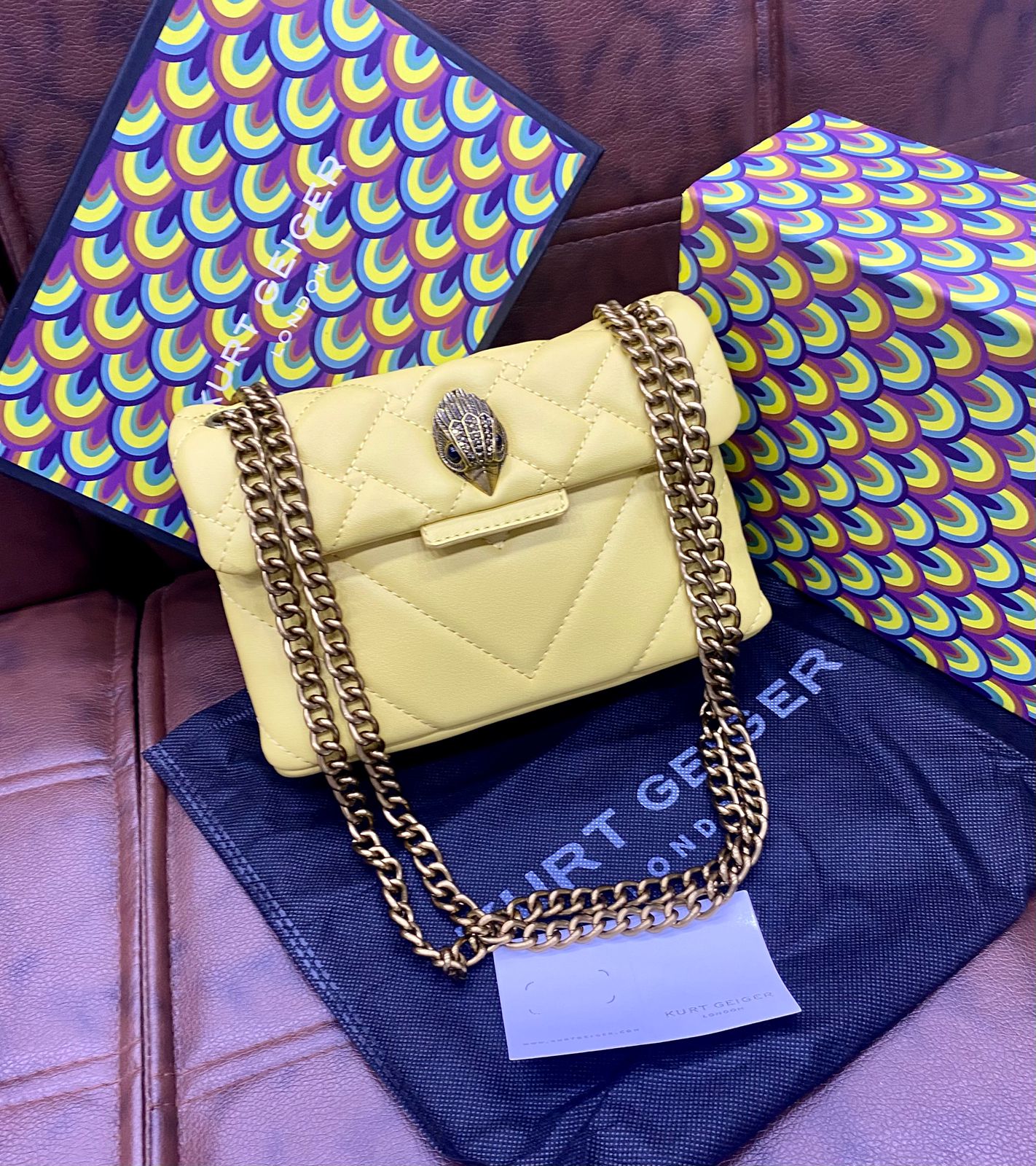 Kurt Geiger Kensington Eagle Chain Bag