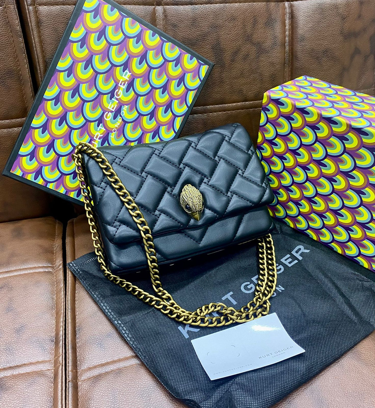 Kurt Geiger Kensington Eagle Chain Bag