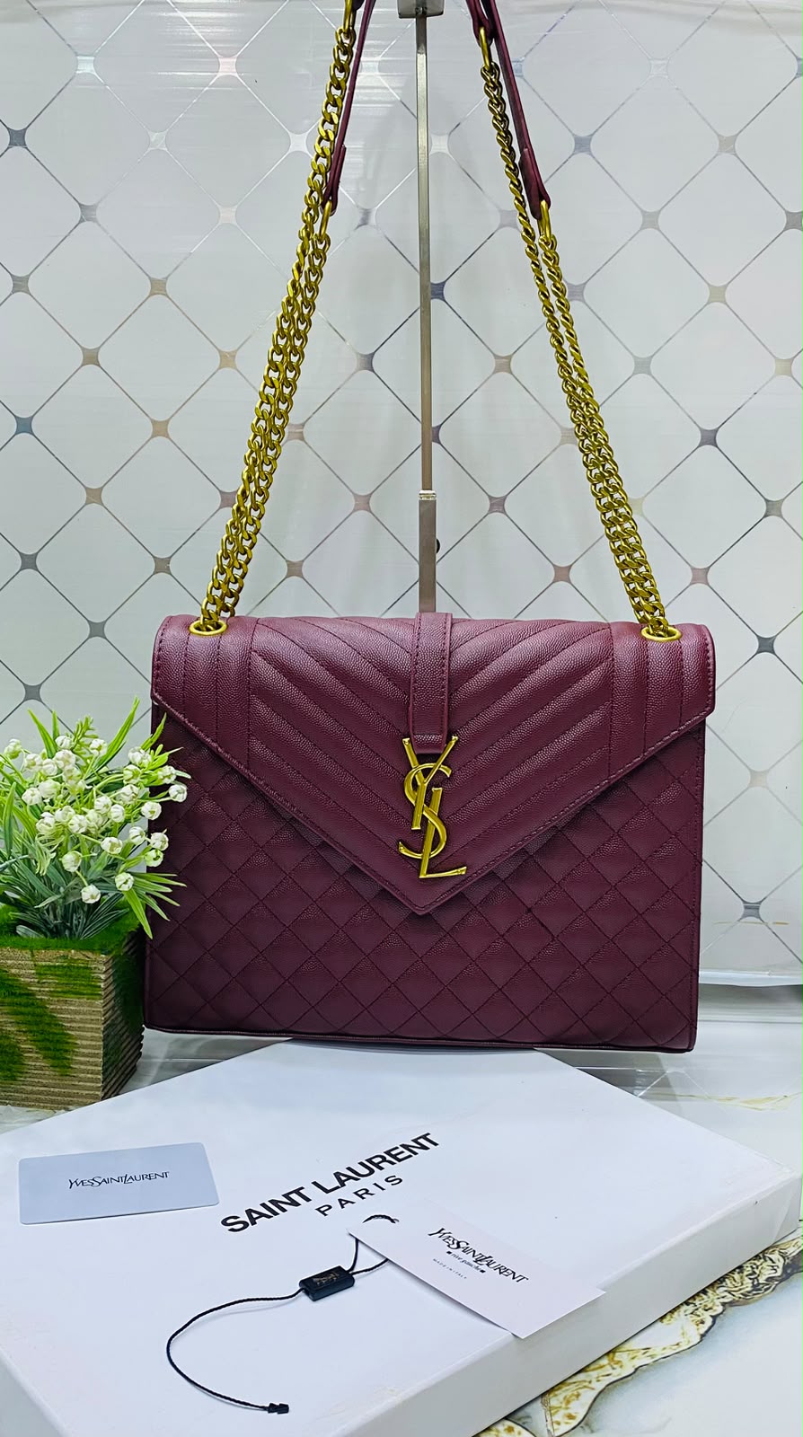 Saint Laurent Envelope Chain Bag Color 03
