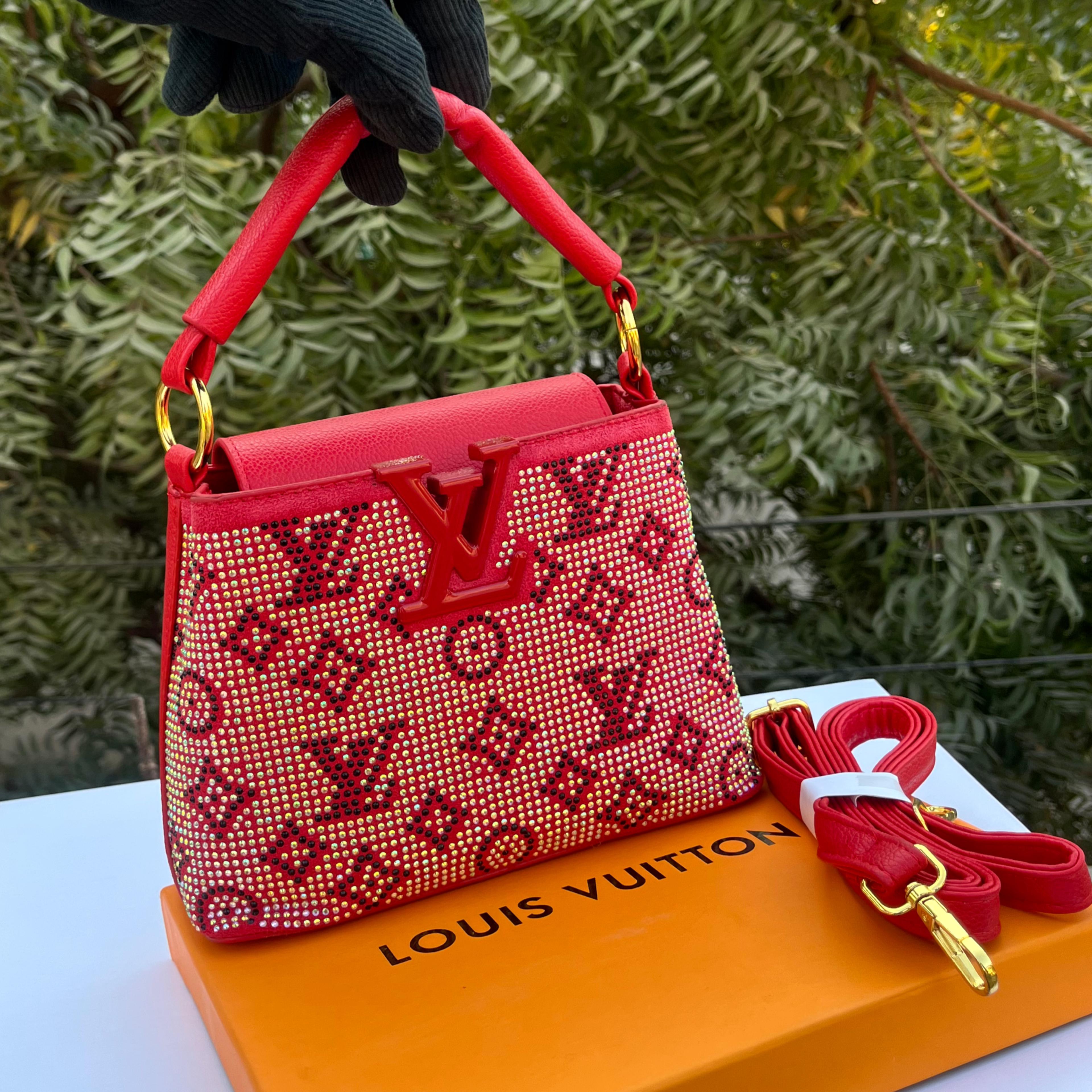 Louis Vuitton Capucines Crystal Bag Color 03