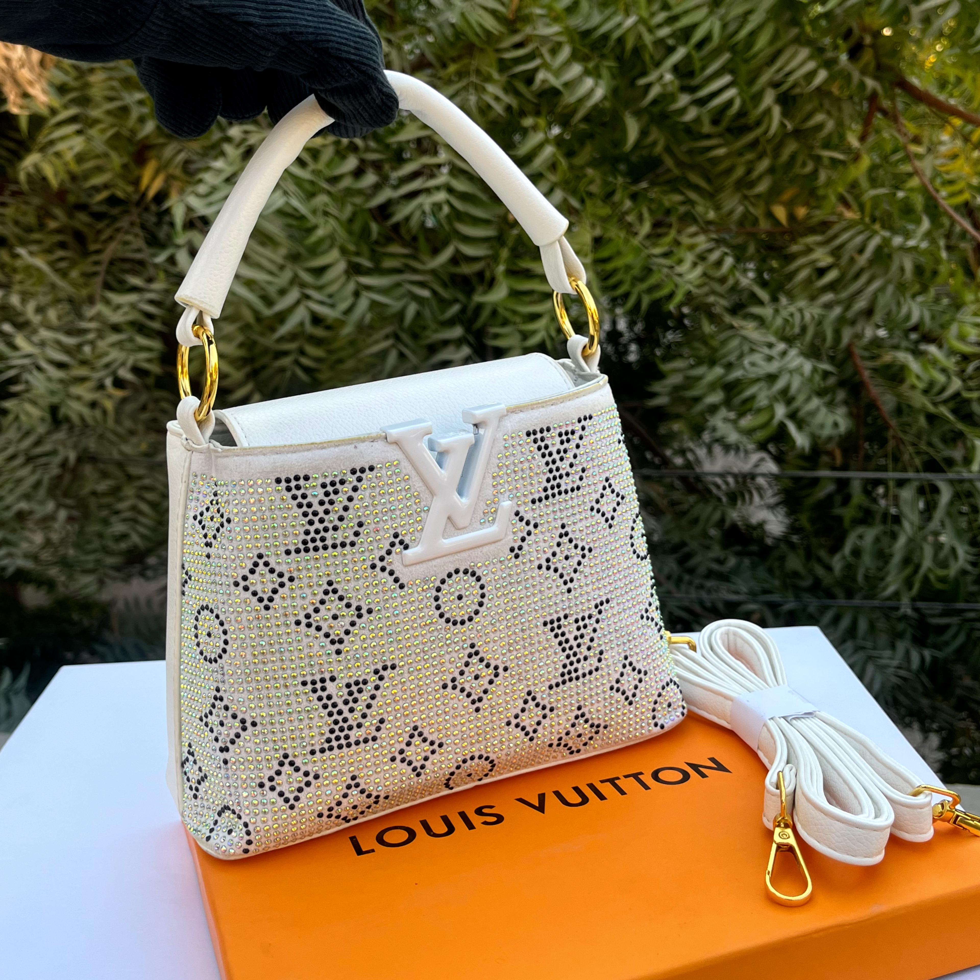 Louis Vuitton Capucines Crystal Bag Color 01