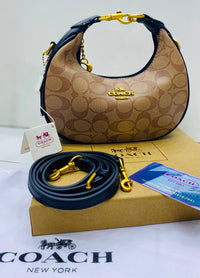 Coach Signature Crescent Hobo Bag Color 03