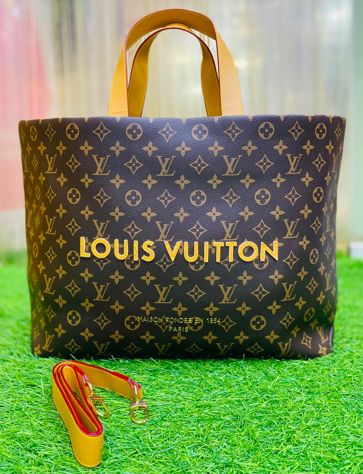 Louis Vuitton Monogram Tote Bag -RK