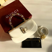 Gucci Bamboo Clasp Patent Bag Color 02