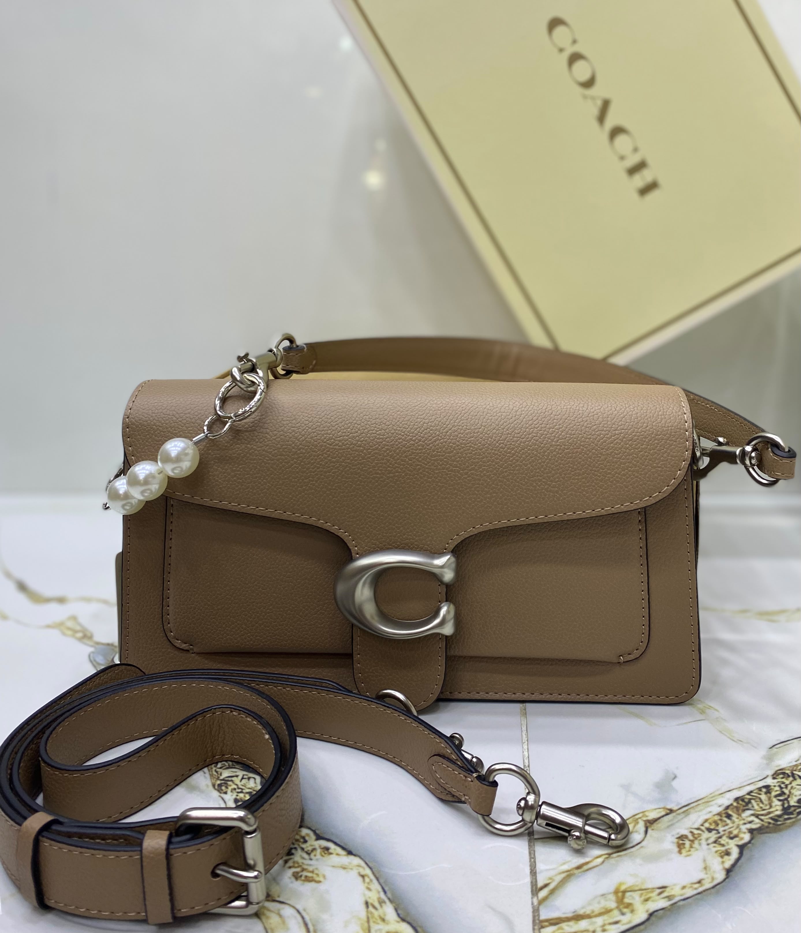Coach Tabby Pearl Chain Bag Color 04