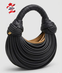 Knotted Rope Handle Moon Bag Color 06