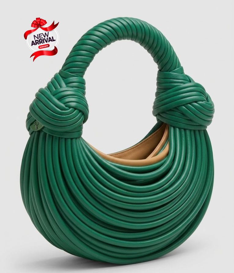 Knotted Rope Handle Moon Bag Color 07