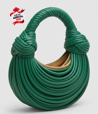 Knotted Rope Handle Moon Bag Color 07