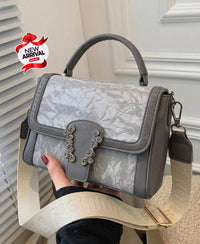 Crinkle Texture Flap Bag Color 04