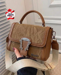 Crinkle Texture Flap Bag Color 05