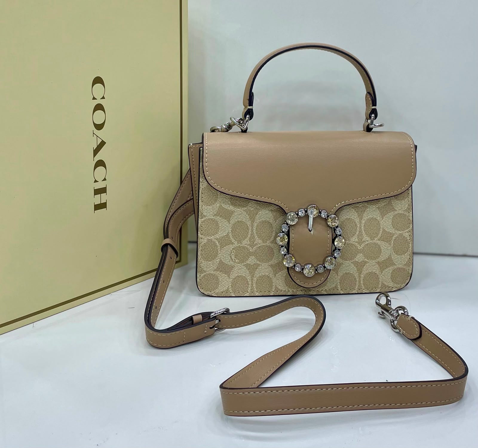 Coach Tabby Crystal Buckle Bag Color 01