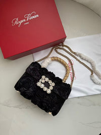 Roger Vivier Rose Crystal Clutch Color 01