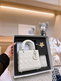 Dior Lady All-Black Cannage Bag Color 03