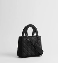 Dior Lady All-Black Cannage Bag Color 01
