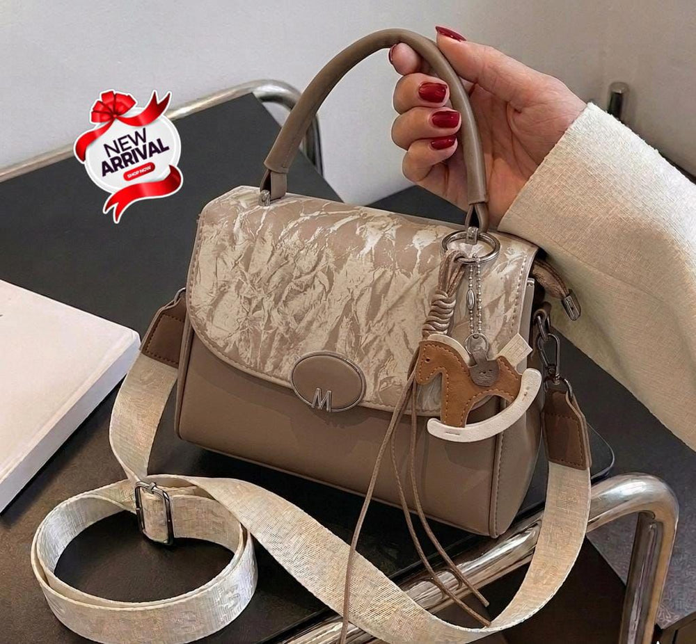 Crinkle Flap Bag M Buckle Color 01
