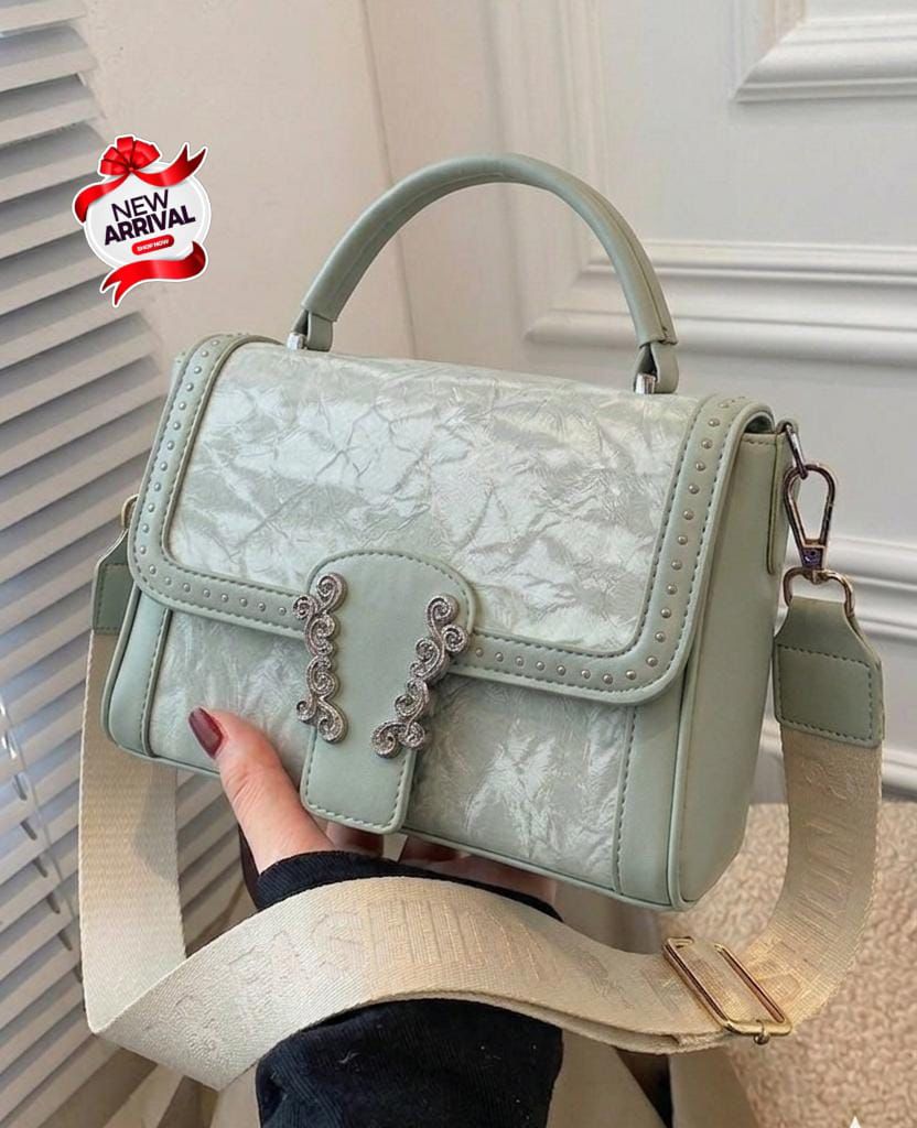 Crinkle Texture Flap Bag Color 02