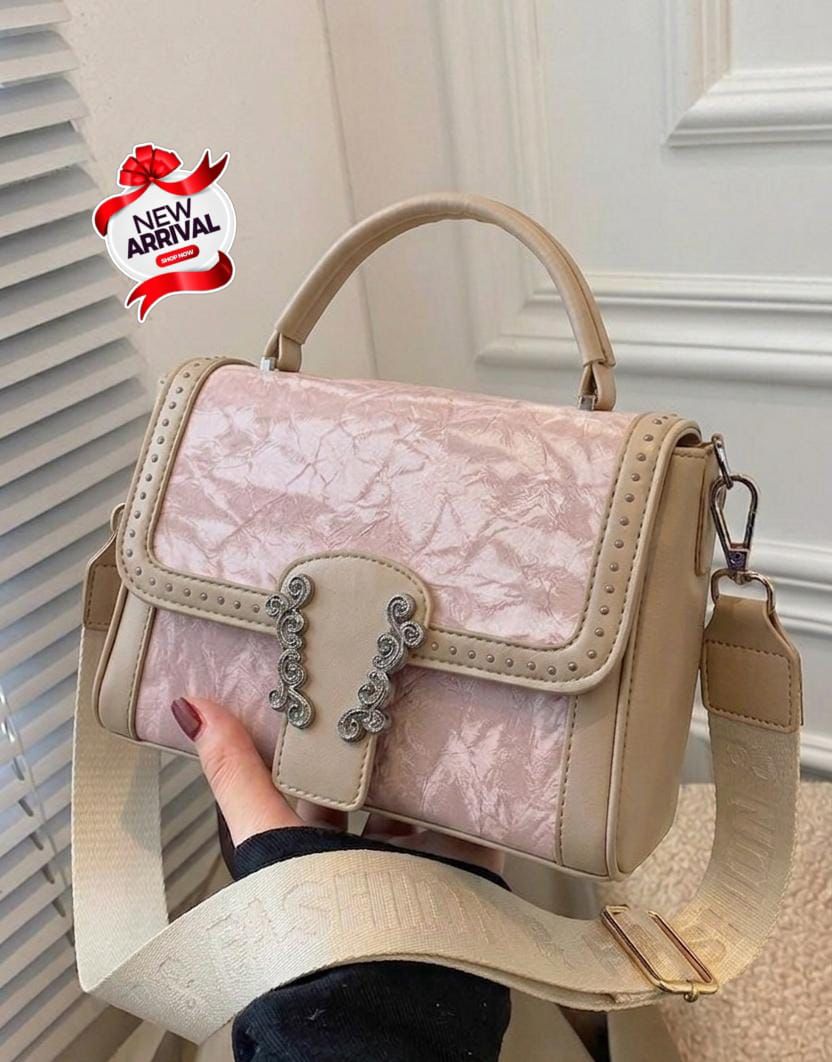 Crinkle Texture Flap Bag Color 03